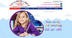 Desktop Screenshot of learningladderdaycare.com
